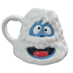 White / Blue Abominable Snowman Monster Christmas Holiday Coffe Mug Gift